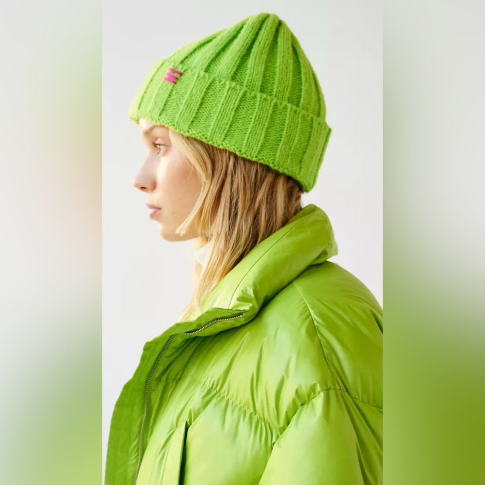 Urban Outfitters BDG Stitched Fisherman Beanie. NWT Orange - Picture 5 of 8